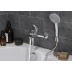 Смеситель Santek Кант для ванны с душем, с аксессуарами, хром WH5A10002C001