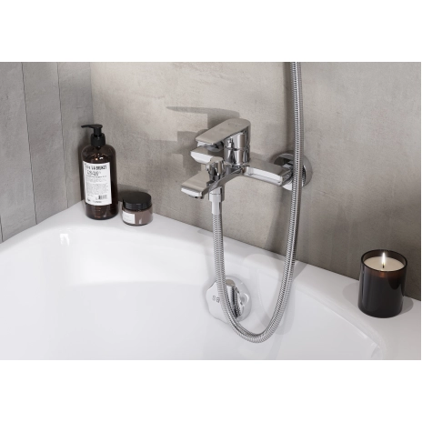 Смеситель Santek Арма для ванны с душем, с акссессуарами, хром WH5A10007C001